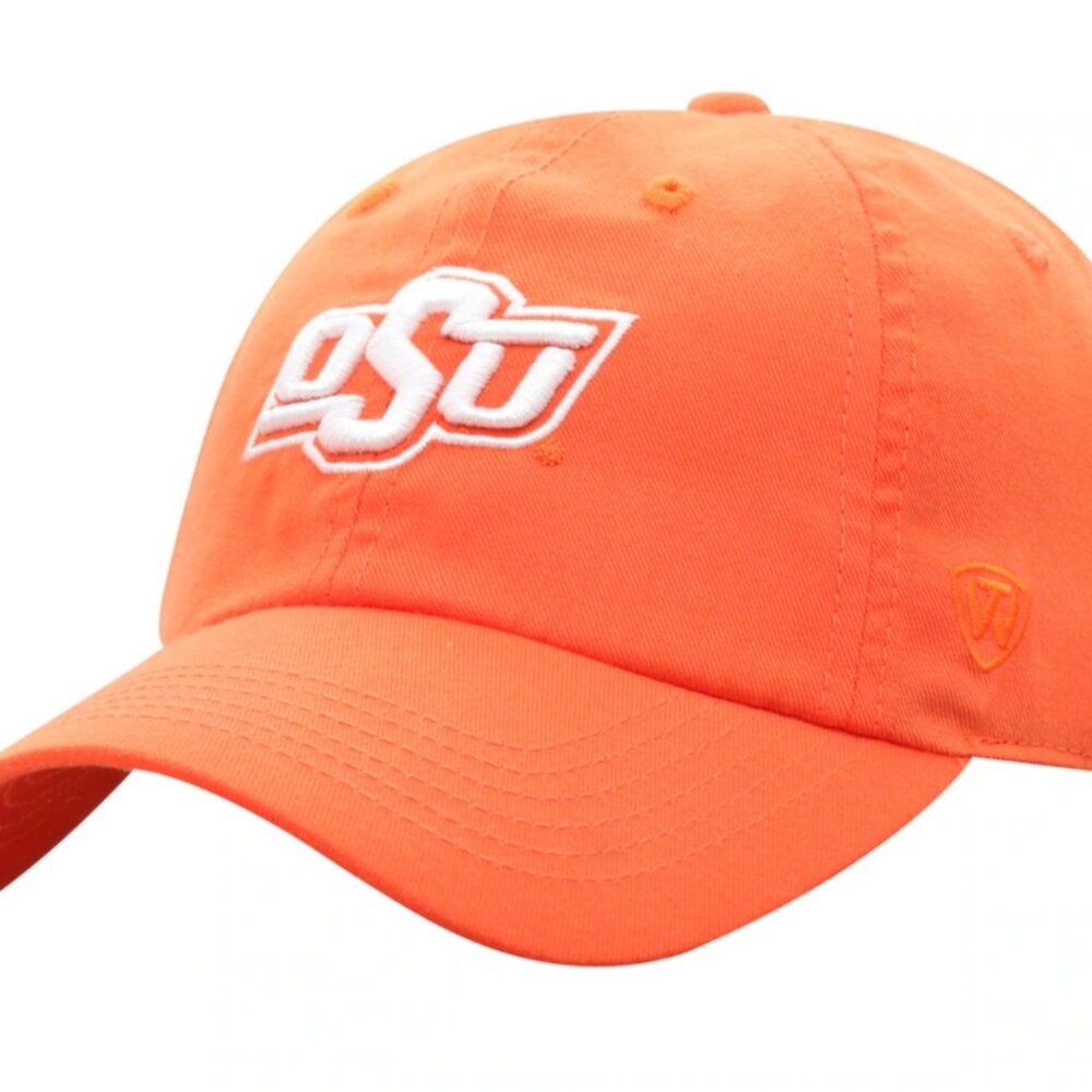 Oklahoma State Cowboys Top of the World Staple Adjustable Hat-Orange New w/Tags